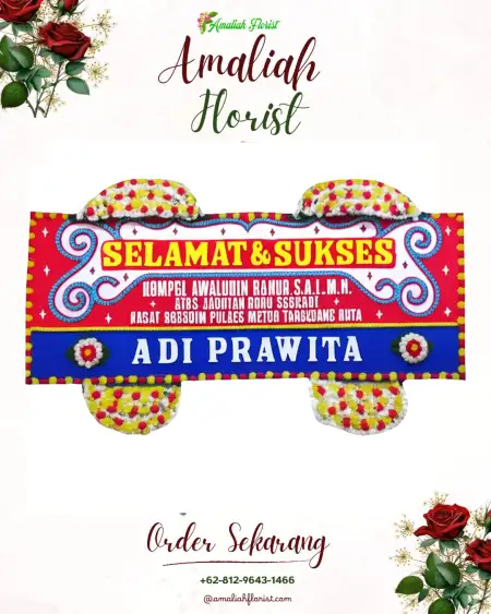 Papan Bunga Ucapan Selamat Galak