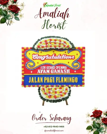 Sewa Papan Bunga Galak